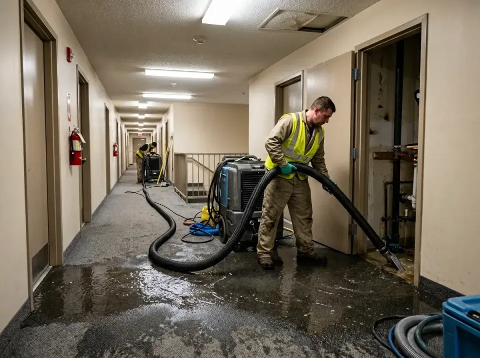 multi-unit-apartment-hallway-f-005 — frequently asked questions, Emergency Burst Pipe Water Extraction & Removal in Italy, TX
